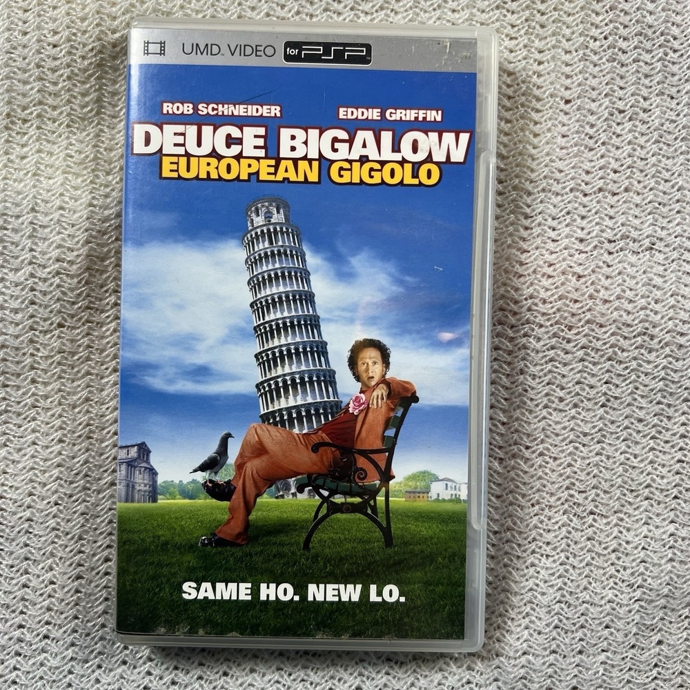Sony PSP Deuce Bigalow‎ European Gigolo UMD Video Movie Rob Schneider Comedy R